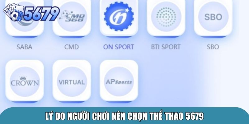 Thể Thao 5679 – Sân Chơi Cá Cược Thể Thao Đẳng Cấp 3 Lý do người chơi nên chọn thể thao 5679